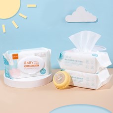婴幼儿加厚纯水手口湿巾(3包)