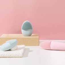 硅胶软毛双面洁面刷