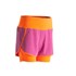 速干透气专业跑步短裤(女-粉)